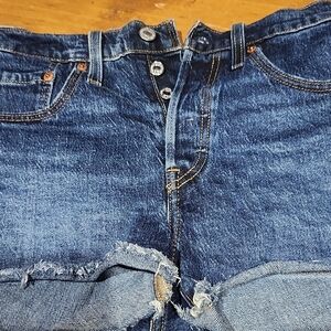 Levi's Blue Jean Shorts